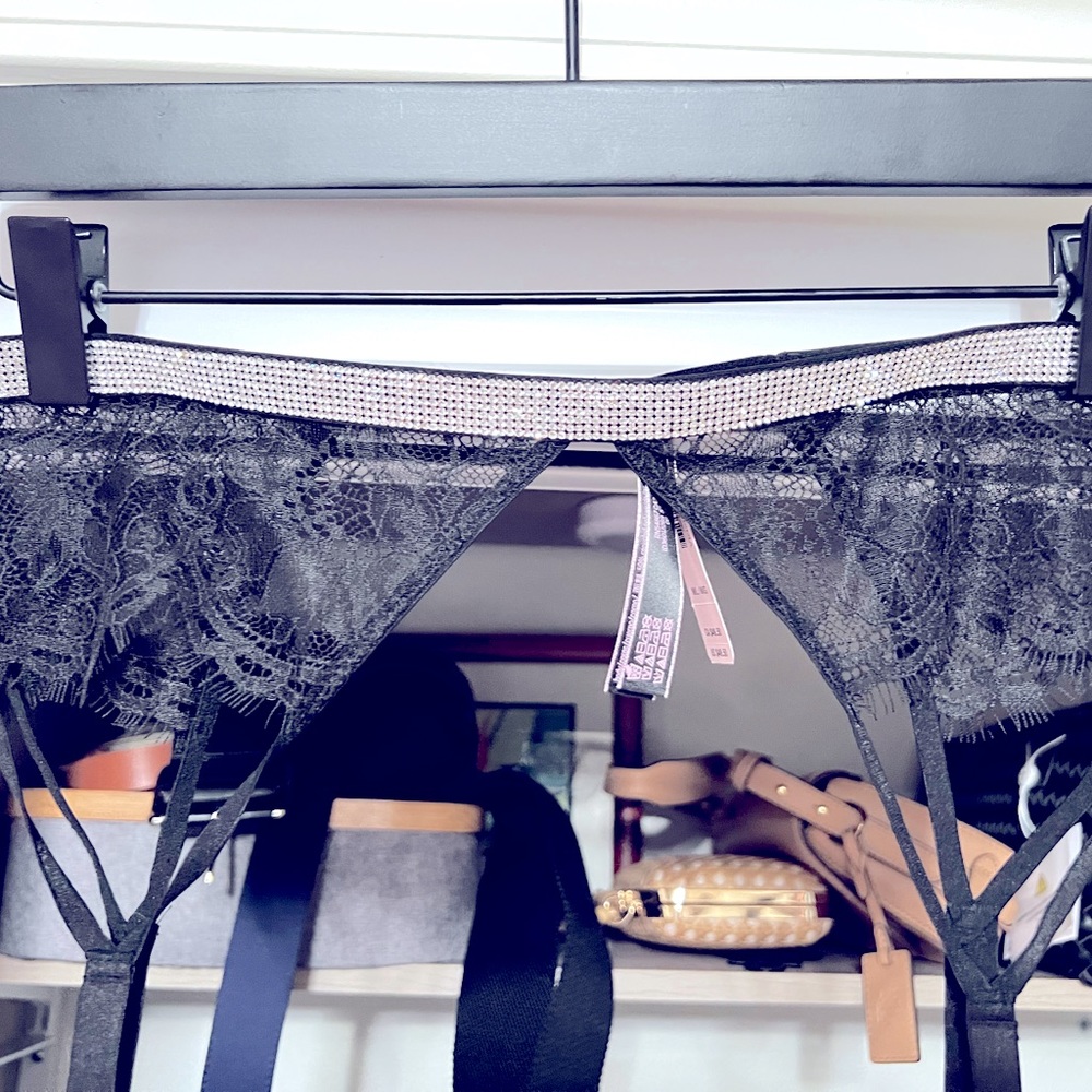 Victoria’s Secret Lace & Rhinestone Garter